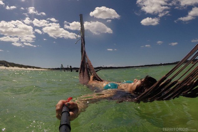 Relax total na Lagoa Paraíso de Jericoacoara