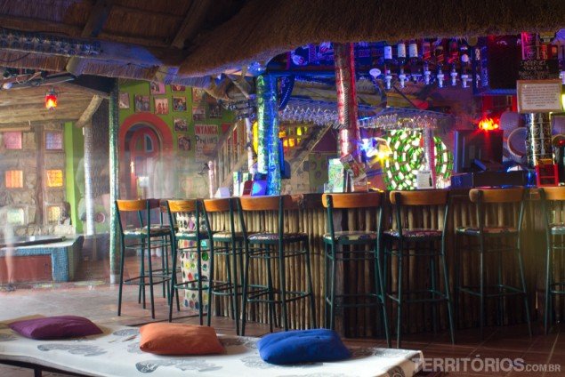 África do Sul O bar e a jacuzzi ao fundo no Amphitheater