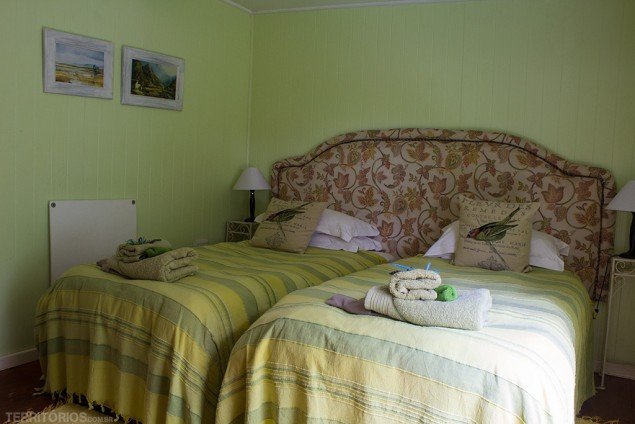 África do Sul Nosso quarto na cabana da guest farm