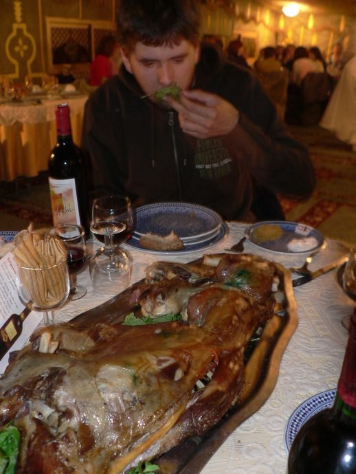 Jantar para turista