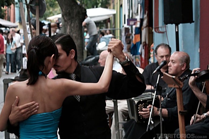 O tango na rua