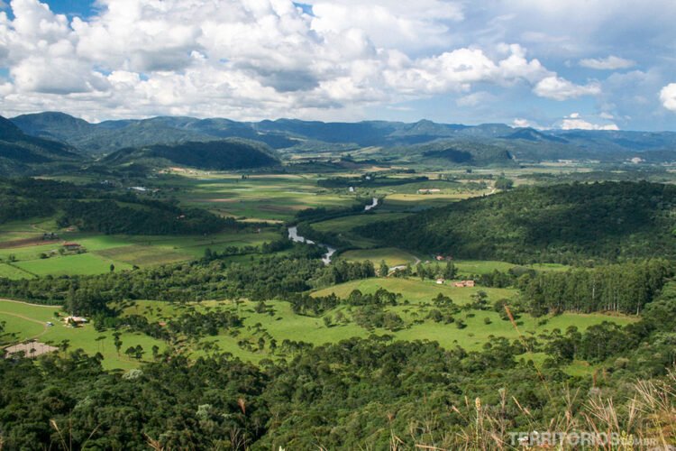 Vista do Morro do Campestre para Urubici
