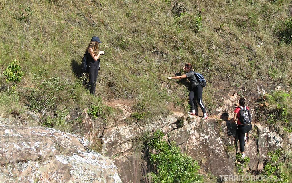 Trilha para o Morro do Campestre