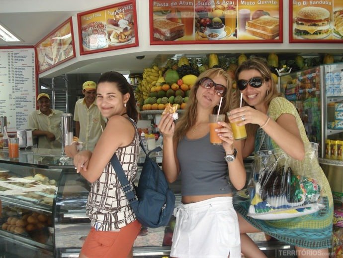 Casa de sucos em Copacabana