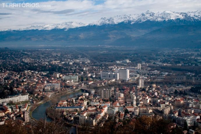 Grenoble vista da Bastille