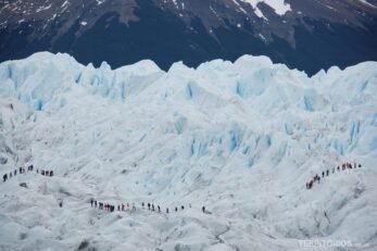 Trilha em Perito Moreno