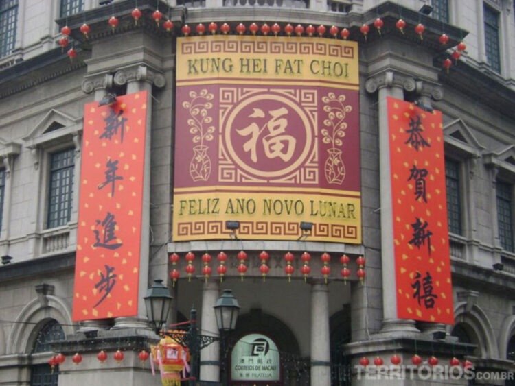 ano novo em Hong Kong