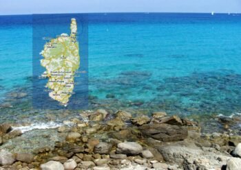 Córsega de norte a sul