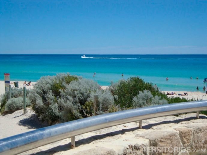 Scarborough é a praia mais linda, diz quem morar em Perth