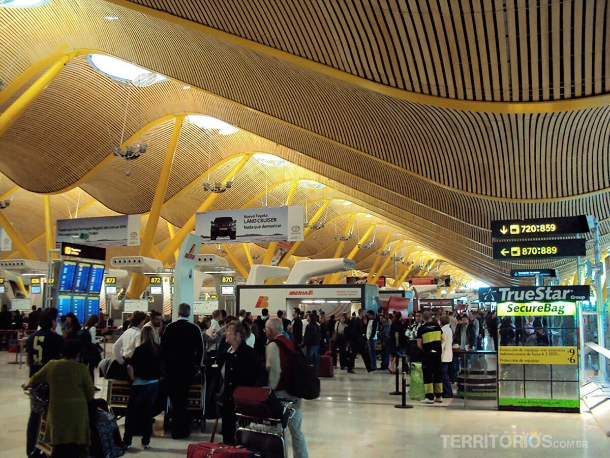 Caos aéreo em Barajas