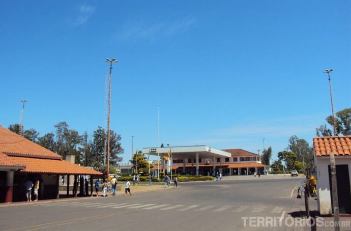 Posto de fronteira em Paso de Los Libres
