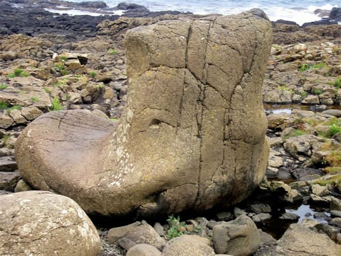 Giants Causeway: Giants boot ou a bota do gigante