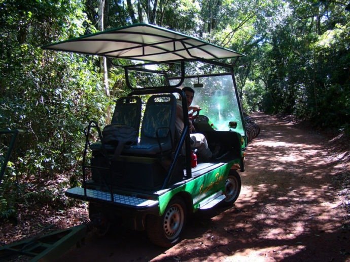 Transporte na trilha