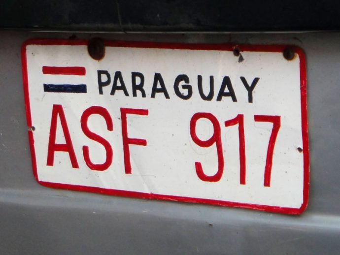 Placa paraguaia