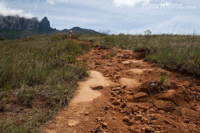 A trilha menos seca