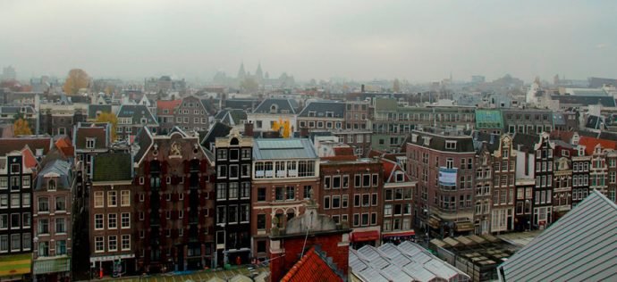 Amsterdam vista do alto