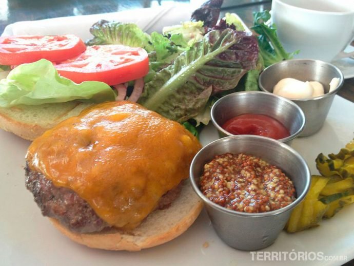 Delicioso hamburger no 2cents