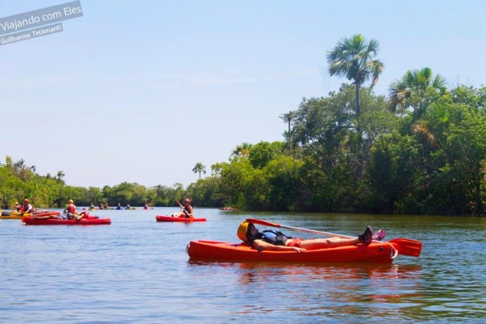 Canoagem no Rio Novo