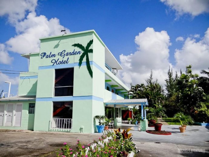 Fachada Palm Garden, um dos hotéis em Barbados