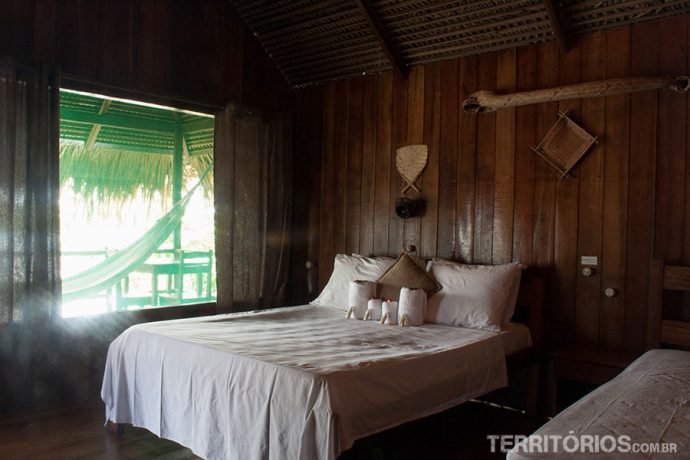 Suíte no hotel de selva