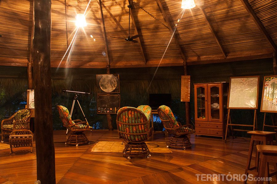 Área de lazer do Juma Amazon Lodge