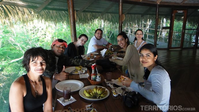 Café da manhã no Juma Amazon Lodge