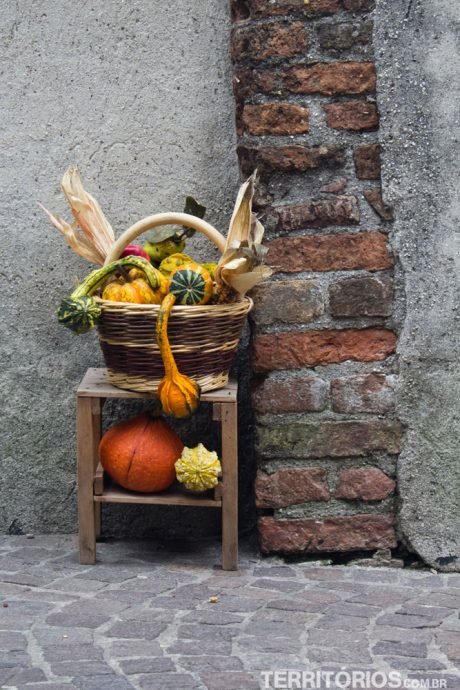 Outono é tempo de abóbora em Arquà Petrarca