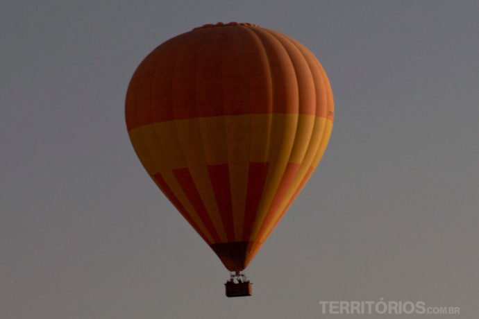 Voar de balão era um sonho