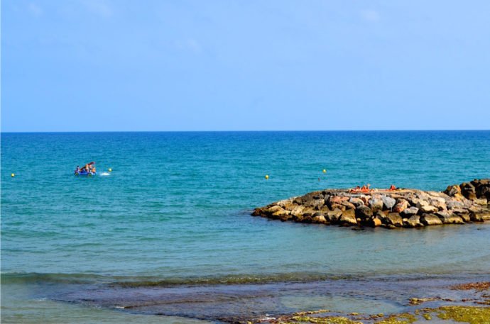 Playa Barra, em Sitges