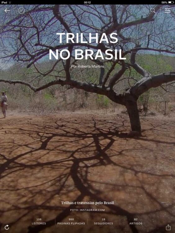 Trilhas no Brasil no Flipboard