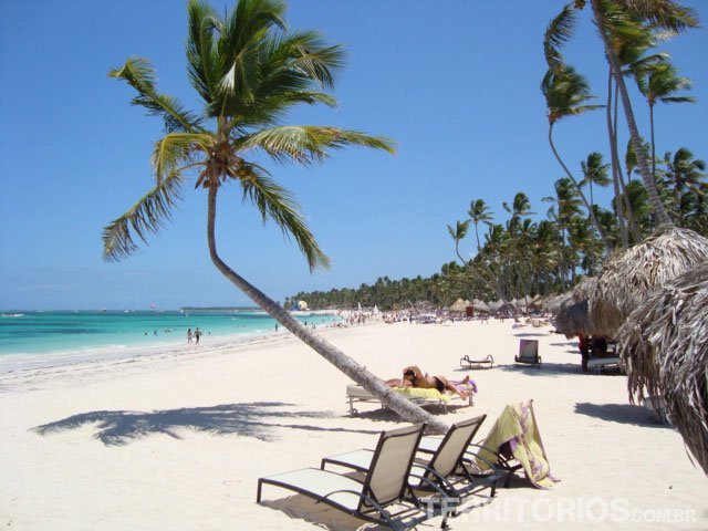 Punta Cana, na República Dominicana, é uma das praias onde fica o Caribe
