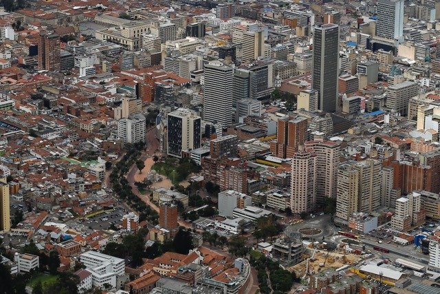 Bogotá vista de Montserrate