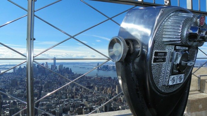 Vista incrível do 86º andar do Empire State Building