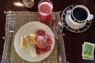 Café da manhã do Olare Mara Kempinski