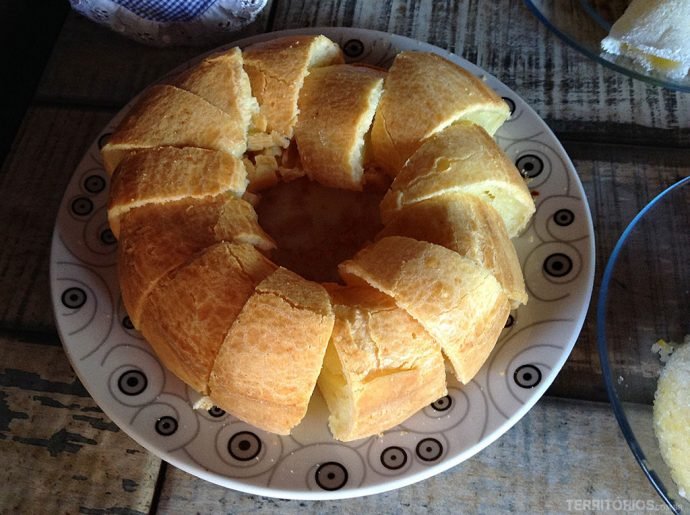 Adorei o bolo de roda