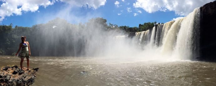 Cachoeira de São Romão no Parque Nacional da Chapada das Mesas