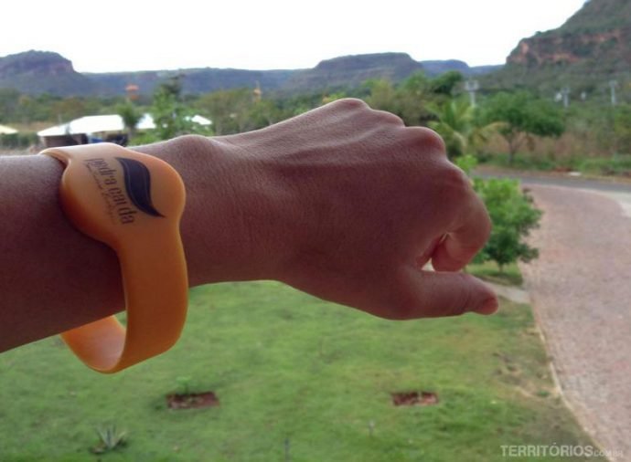 Pulseira com chip à prova d’água