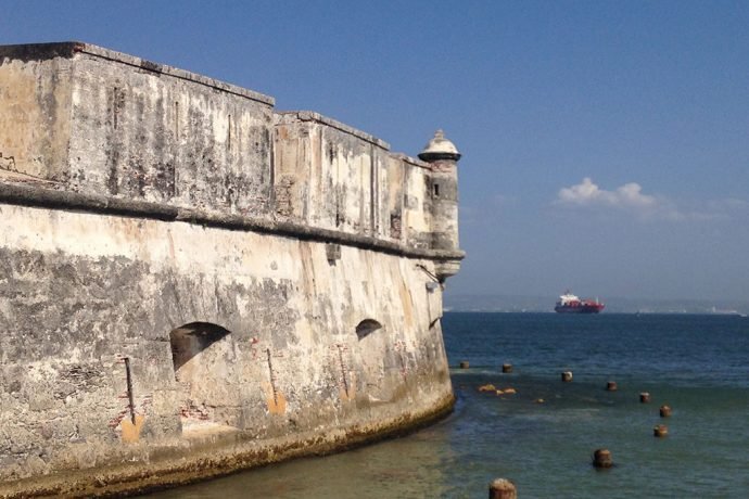 Pausa para o almoço em Bocachica