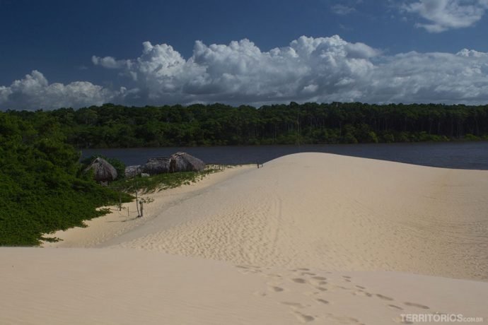 Vista das dunas em Vassouras