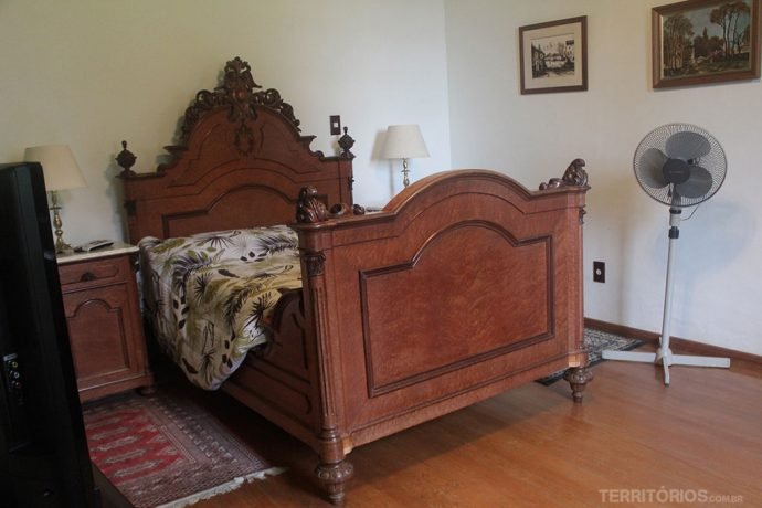 Móveis preservados na Pousada do Sobrado