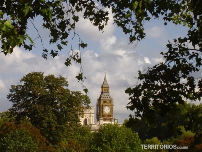 Hyde Park em Londres, no Reino Unido