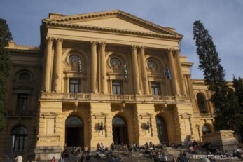 Museu do Ipiranga no Parque Ipiranga, São Paulo - Brasil