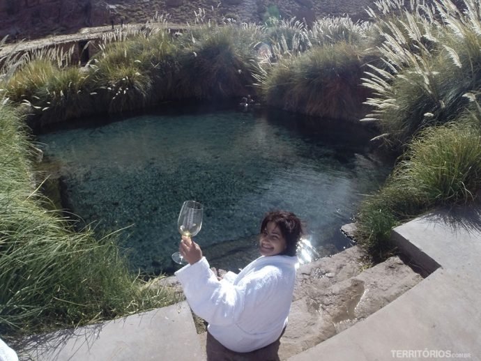 Roberta em Termas de Puritama