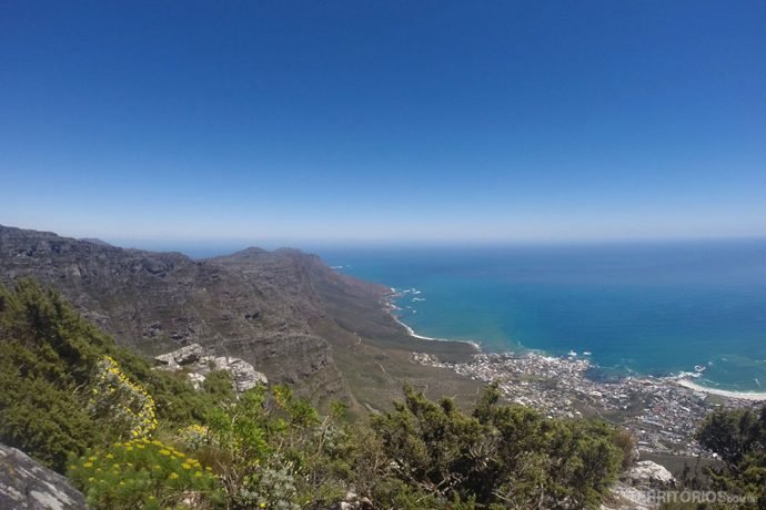 Vista da Table Mountain sem previsão de chuva