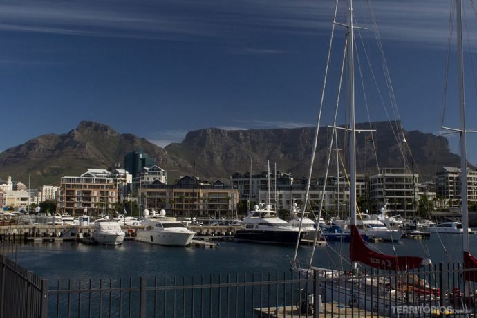 Table Mountain vista do V&A Waterfront