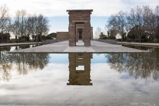 Templo de Debot, ruínas egípcias em Madrid - Espanha