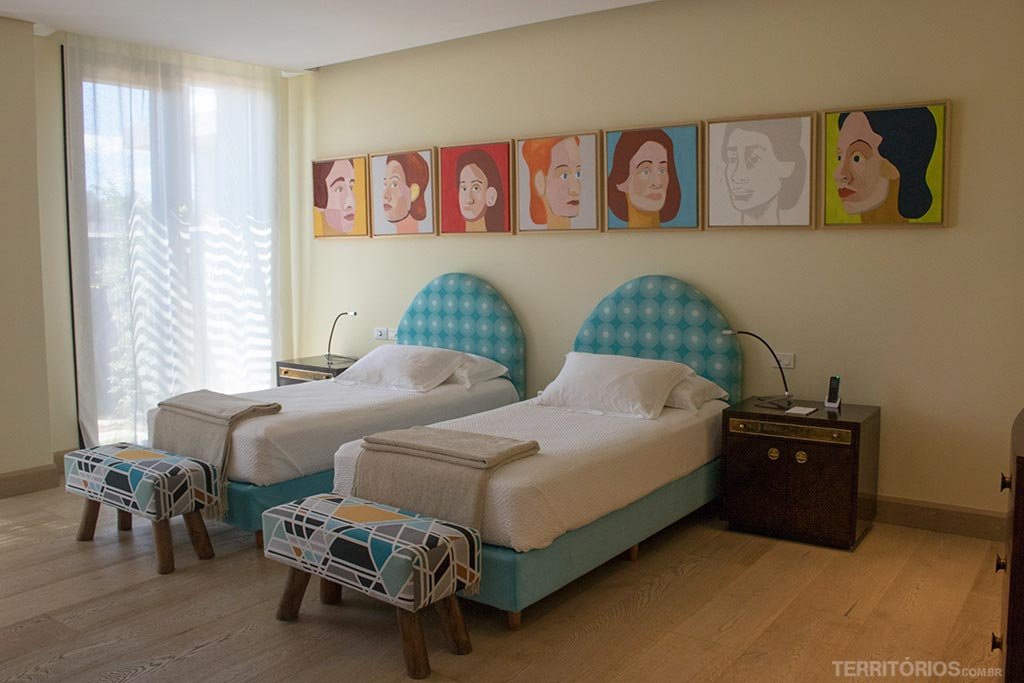 Suíte alegre é a mais simples do Bahia Vik