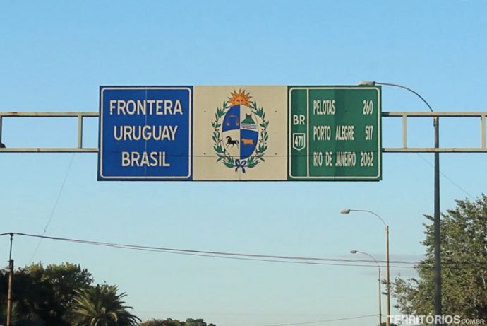 Fronteira extremo sul com Uruguai é no Chuy