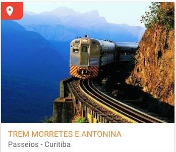 Pacote de viagem trem Curitiba Morretes