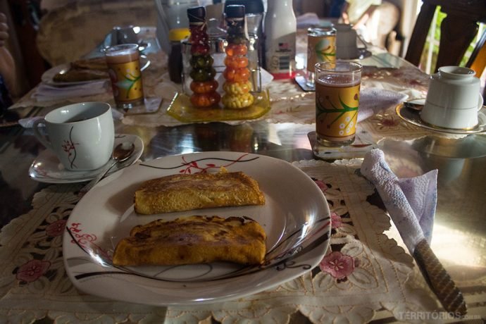 Cada dia um prato diferente no café da manhã